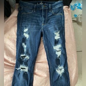 Hollister High Rise Jean Legging ripped